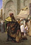 Jean Leon Gerome Carpet Merchant of Cairo oil painting reproduction